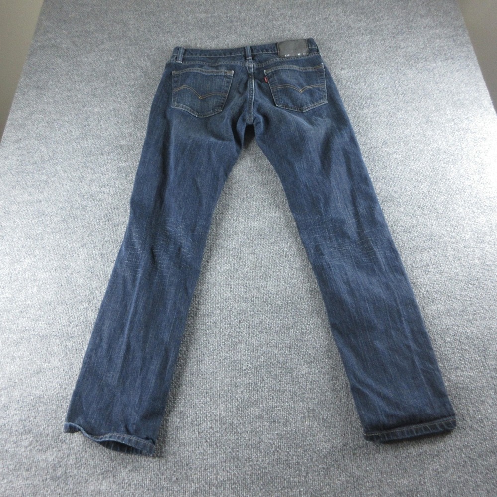 Levis 511 Jeans Mens 32x32 Blue Slim Straight Dark Wash Stretch Denim Workwear - Picture 7 of 12